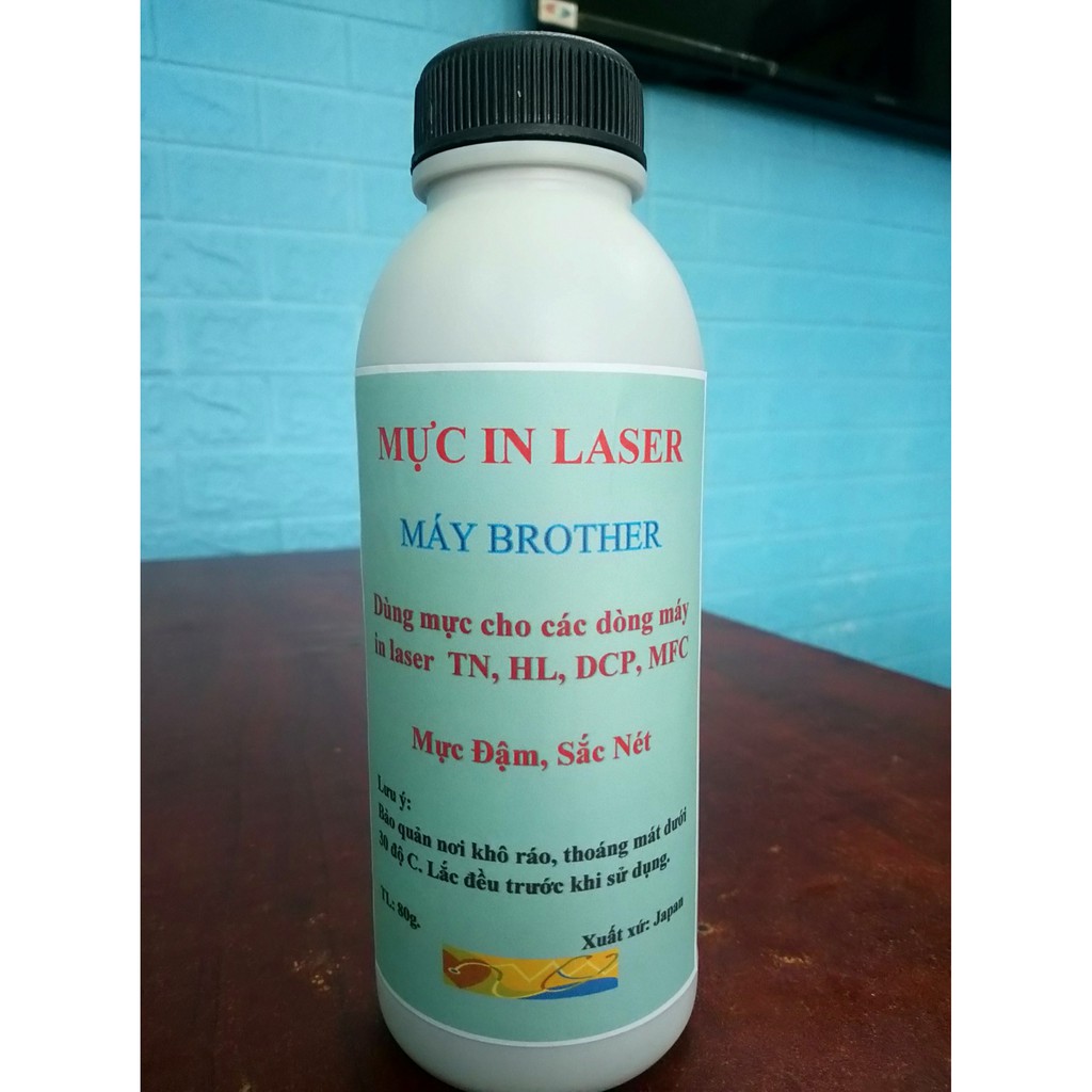 Mực in máy laser BROTHER (in đơn sắc đen)-nạp mực các dòng máy in laser Brother-thay linh kiện hộp mực.