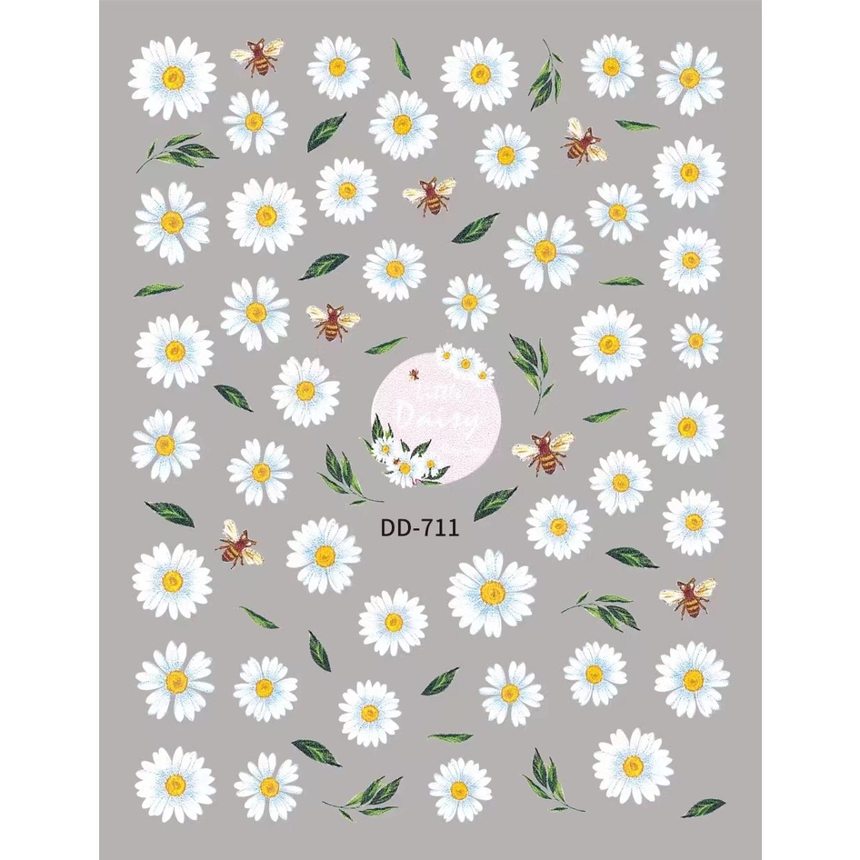 Sticker trang tri nail