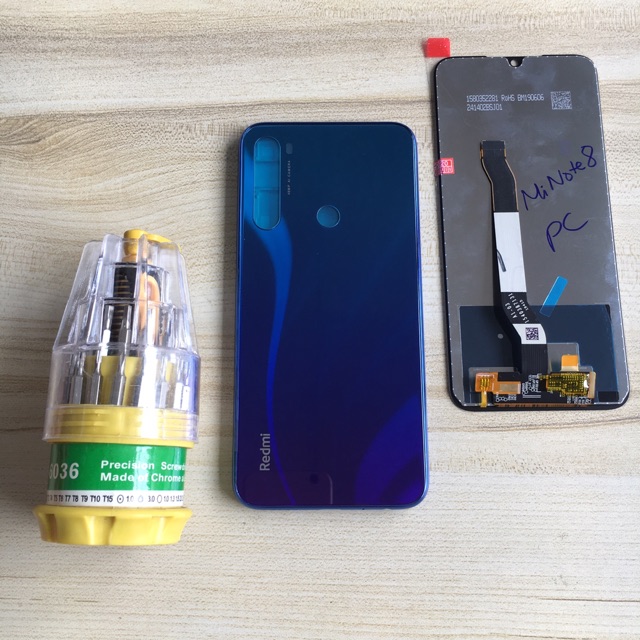 Combo Bộ Vỏ Sườn + Màn Hình Redmi Note 8 Zin Hàng Cao Cấp ( Tặng Bộ Vít Đa Năng)