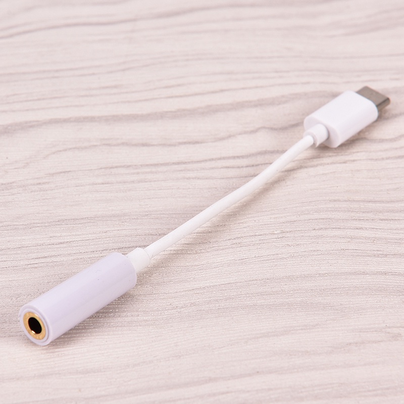 [adorebubble 0610] USB Type C to 3.5mm Headphone Jack Adapter AUX Cable for Samsung LG XIAOMI LeEco