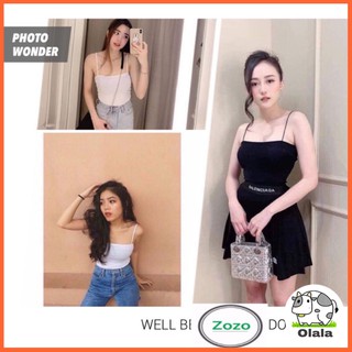 Áo 2 dây nữ ❤️freeship❤️ áo body 2s dáng ngắn siêu hot ❤️