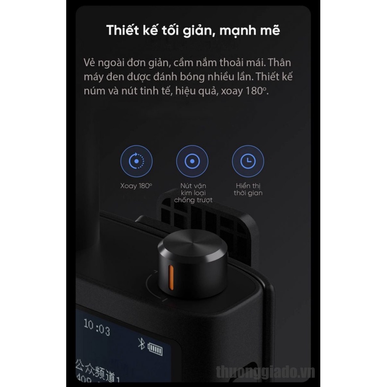 Bộ đàm thông minh Xiaomi Walkie Talkie 2 (XMDJJ02), sử dụng băng tần kép UV, IP65
