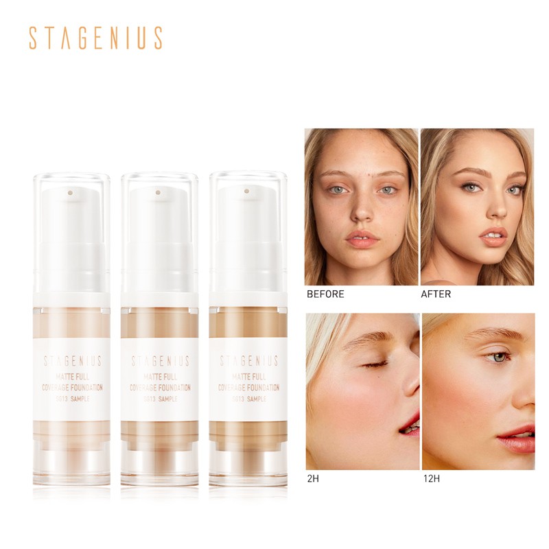 Kem nền dạng lỏng Stagenius che khuyết điểm kiềm dầu lâu trôi