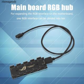 Good shop 10 RGB Synchronization HUB Splitter Extension Cable for Motherboard RG thumbnail