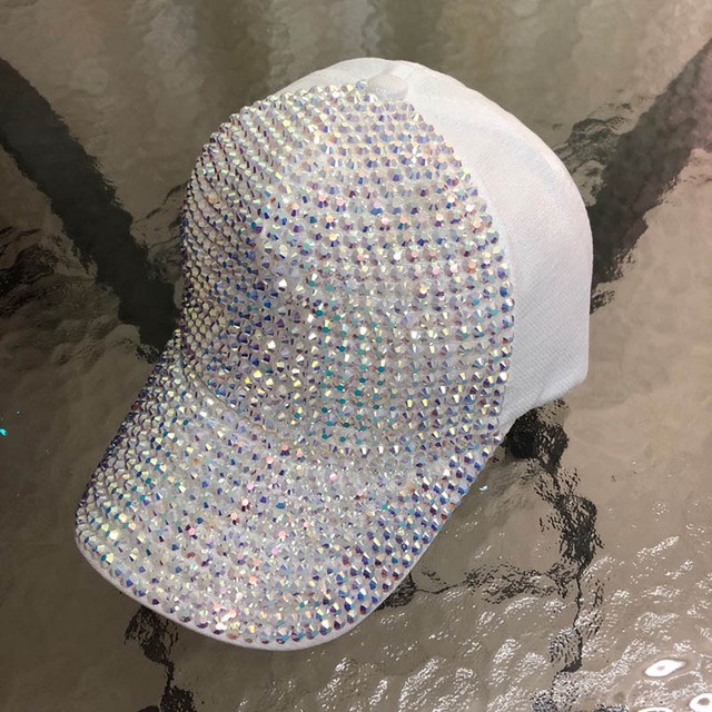 Mũ Lưỡi Trai Đính Đá Lấp Lánh Sang Trọng Thời Trang Xuân Hè Cho Nữ