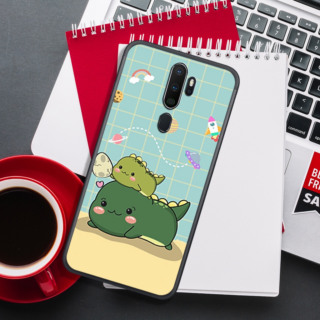 [HOT]ỐP OPPO A5 2020 - A9 2020 - A8 - A31 - F11 - F11 PRO, IN HÌNH KHỦNG LONG CHIBI SIÊU DỄ THƯƠNG.