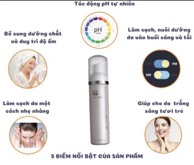 Sữa rửa mặt và nước hoa hồng dịu nhẹ ageLOC Gentle Cleanse & Tone | BigBuy360 - bigbuy360.vn