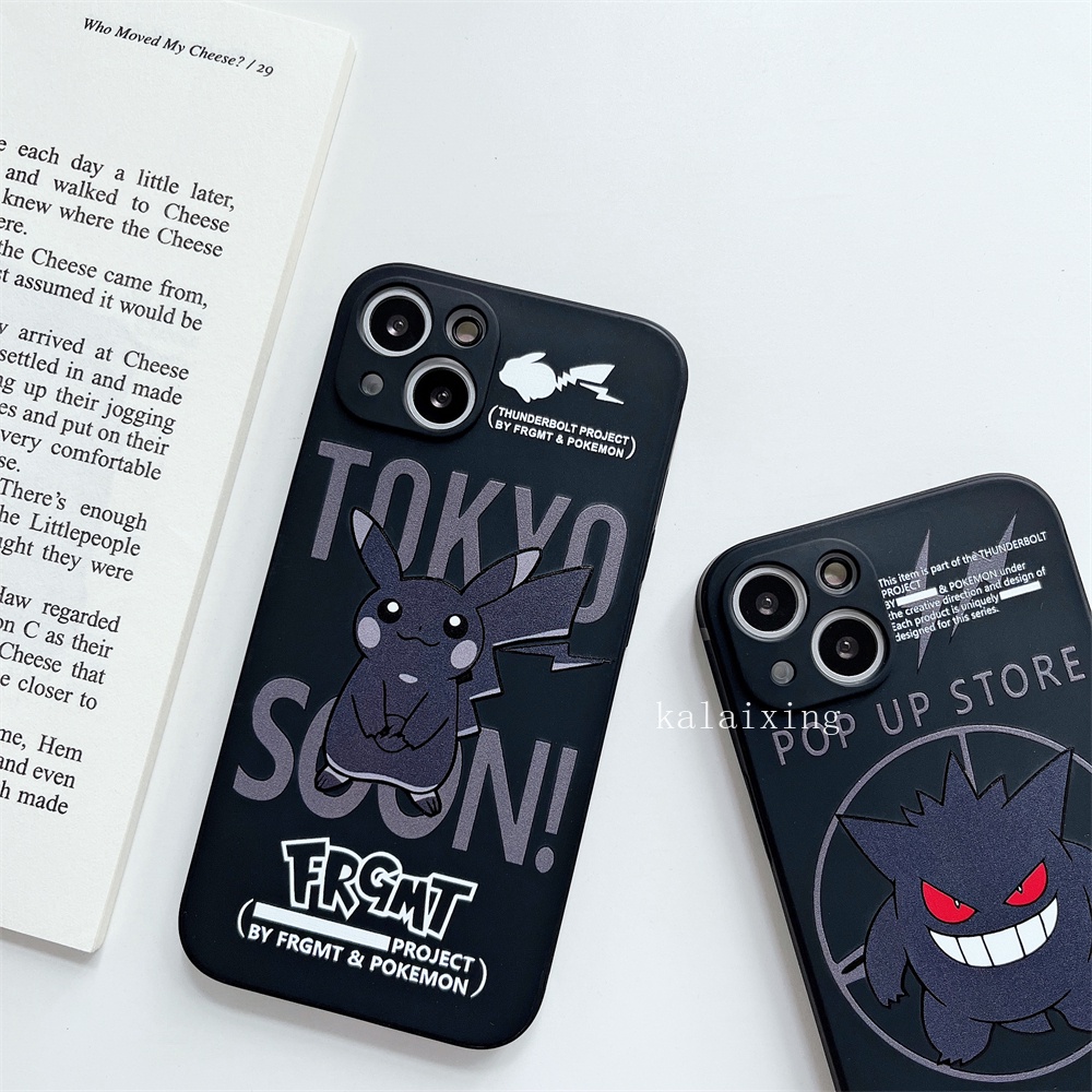 Ốp điện thoại TPU in hình Pikachu cho iPhone 13 Pro Max 12Pro 11 X XR XS Max 7 8Plus