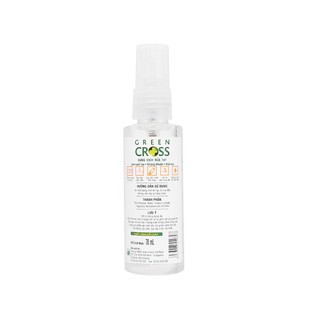 Xịt Rửa Tay Green Cross Táo 70ml