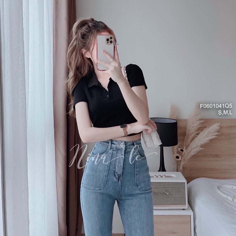 Quần jeans 2 túi trước