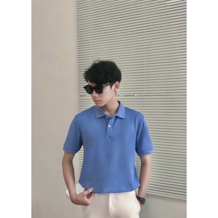 Áo Thun Nam Trơn Cổ Bẻ Chất Cotton Mềm Mát Form Chuẩn Mặc Đẹp Thoải Mái [NEW UNISEX]