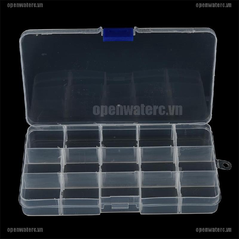 Hộp Đựng Mồi Câu Cá 15 Ngăn Tiện Dụng