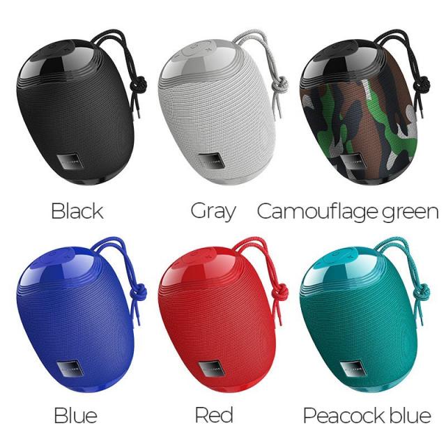 Loa Bluetooth Borofone BR6 Âm Bass Mạnh Mẽ, Hỗ Trợ Thẻ Nhớ, USB, Thiết Kế Độc Lạ, Độ Bền Cao. Bảo Hành 12 Tháng
