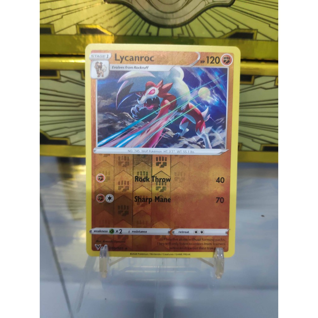 [ Dưa Hấu Yugioh ] Lá bài thẻ bài Pokemon Lycanroc