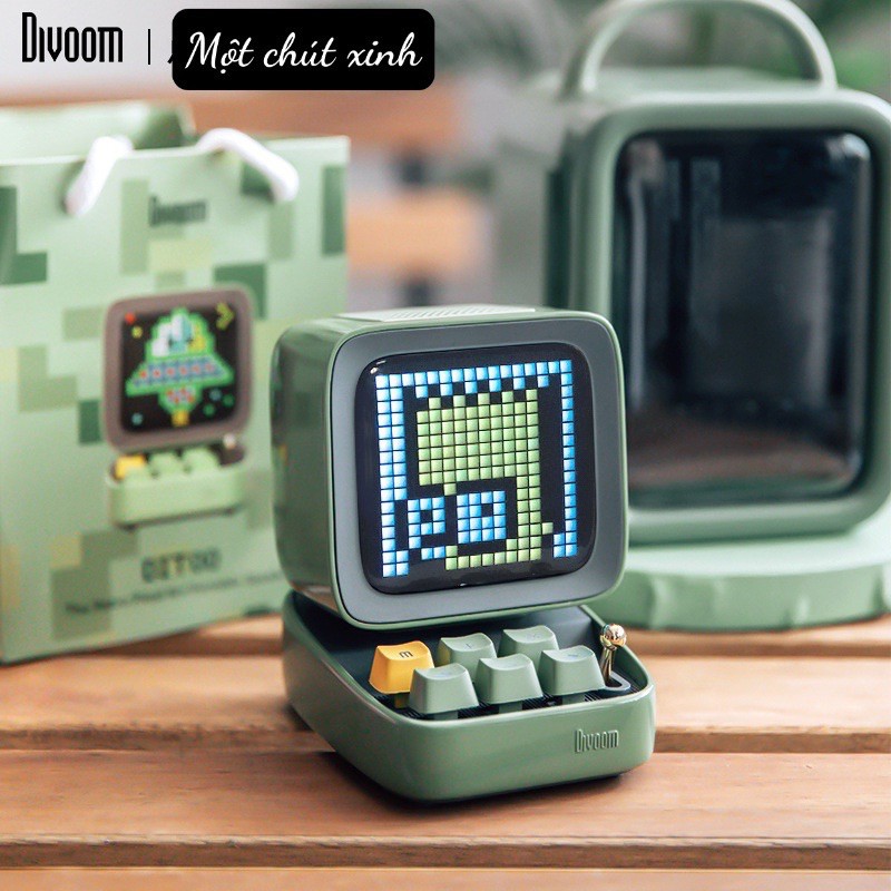 LOA BLUETOOTH THÔNG MINH DIVOOM PLUS DITOO 10W -RETRO ❌Freeship❌