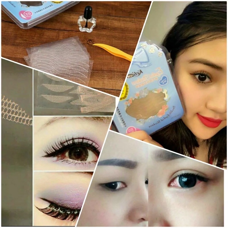 Dán Mí Lưới Tàn Hình Kèm Nhíp Và Keo Siêu Chắc