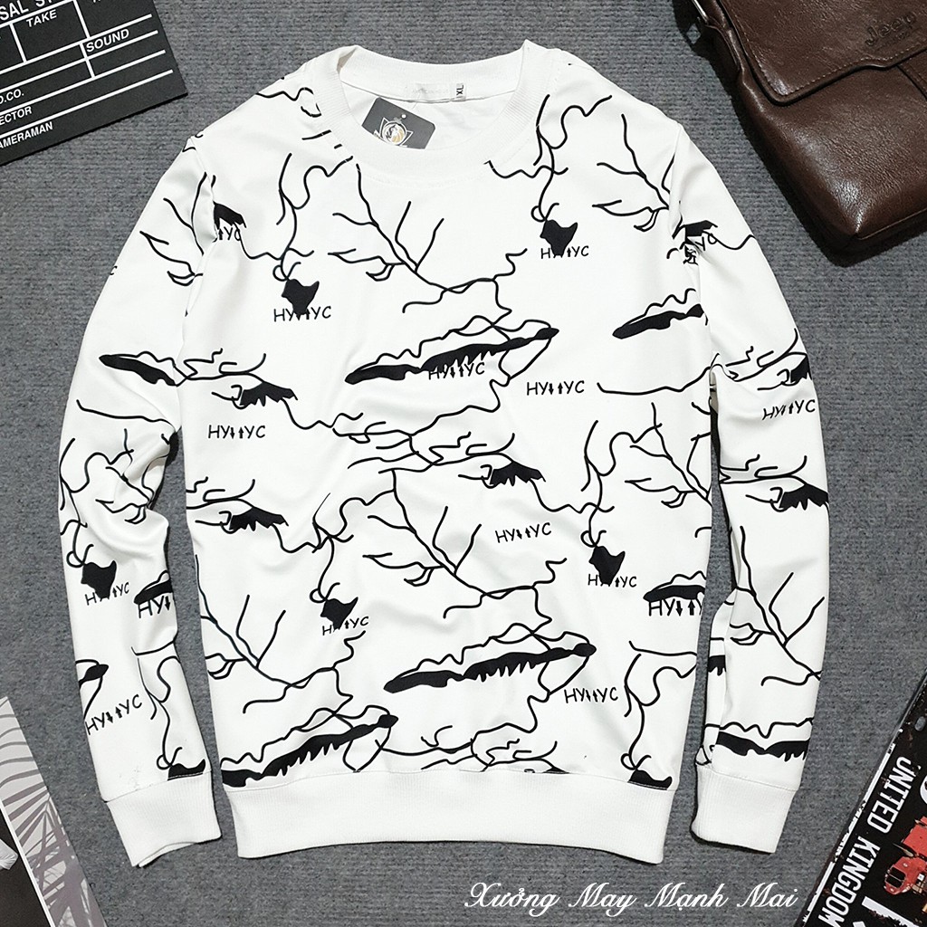 Áo thun nam dài tay 3D cổ tròn nhiều họa tiết phom từ (45-80kg) | BigBuy360 - bigbuy360.vn