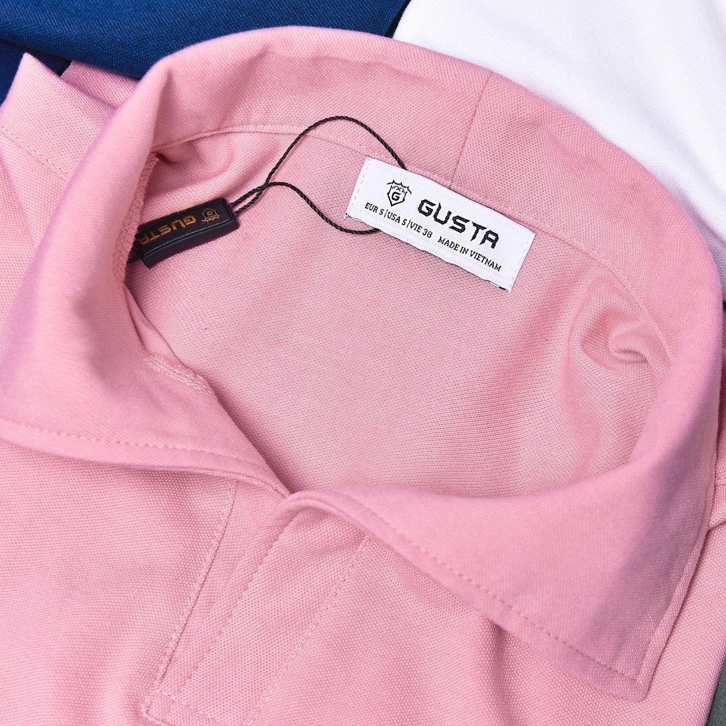 [7 Màu] Áo Thun Polo Nam Trơn Màu Đen,. - Áo Phông Polo Nam Chính Hãng Vải Thoáng Mát Chất Liệu Cao Cấp - PL03 - Gusta | BigBuy360 - bigbuy360.vn