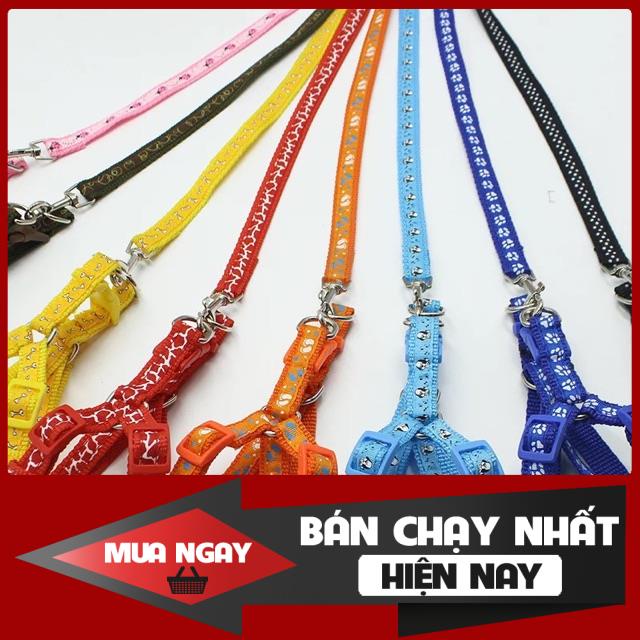 (BÁN BUÔN) DÂY DẮT CHÓ MÈO HOẠ TIẾT BỀN DAI!! 0