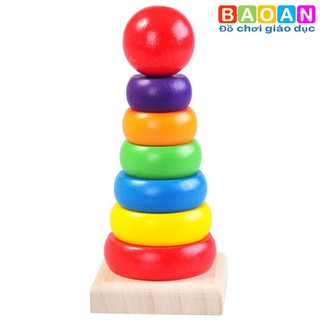 Tháp cầu vồng 7 tầng - Đồ chơi trẻ em thông minh