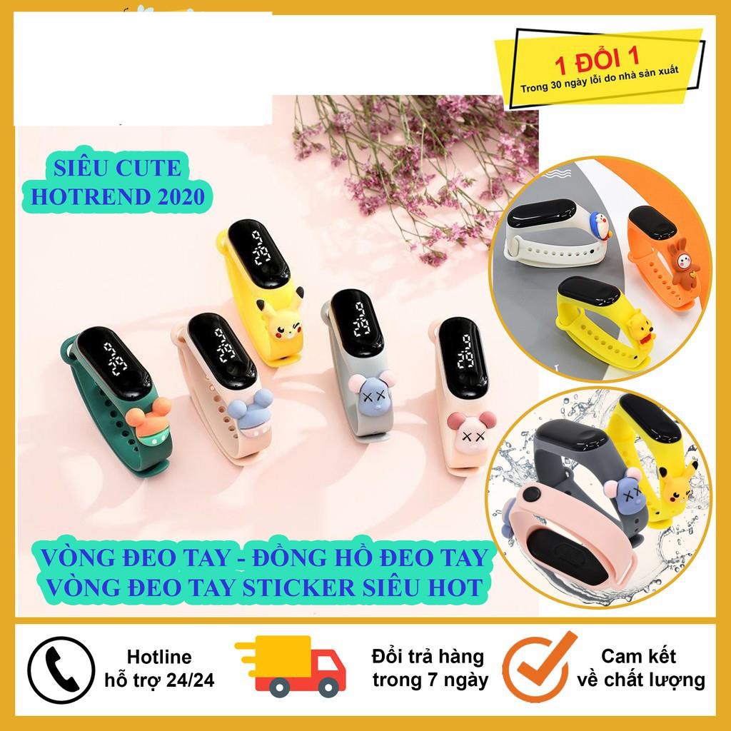 Vòng Đeo Tay, Đồng Hồ Thông Minh Thể Thao Sticker Hình Thú, Được Chọn Mẫu Siêu Hót, Siêu Đẹp, Hàng Độc Quyền Tại Shop