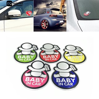 Miếng dán trang trí xe hơi hình chữ Baby in car chất lượng cao