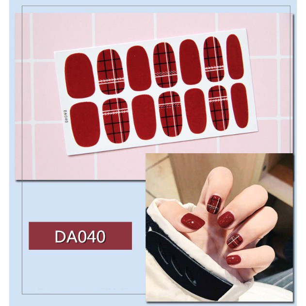 Sticker dán móng tay trang trí 3D DA001 - DA060 KS
