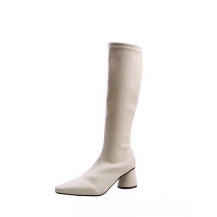 Boots cổ cao 6cm mũi nhọn G027