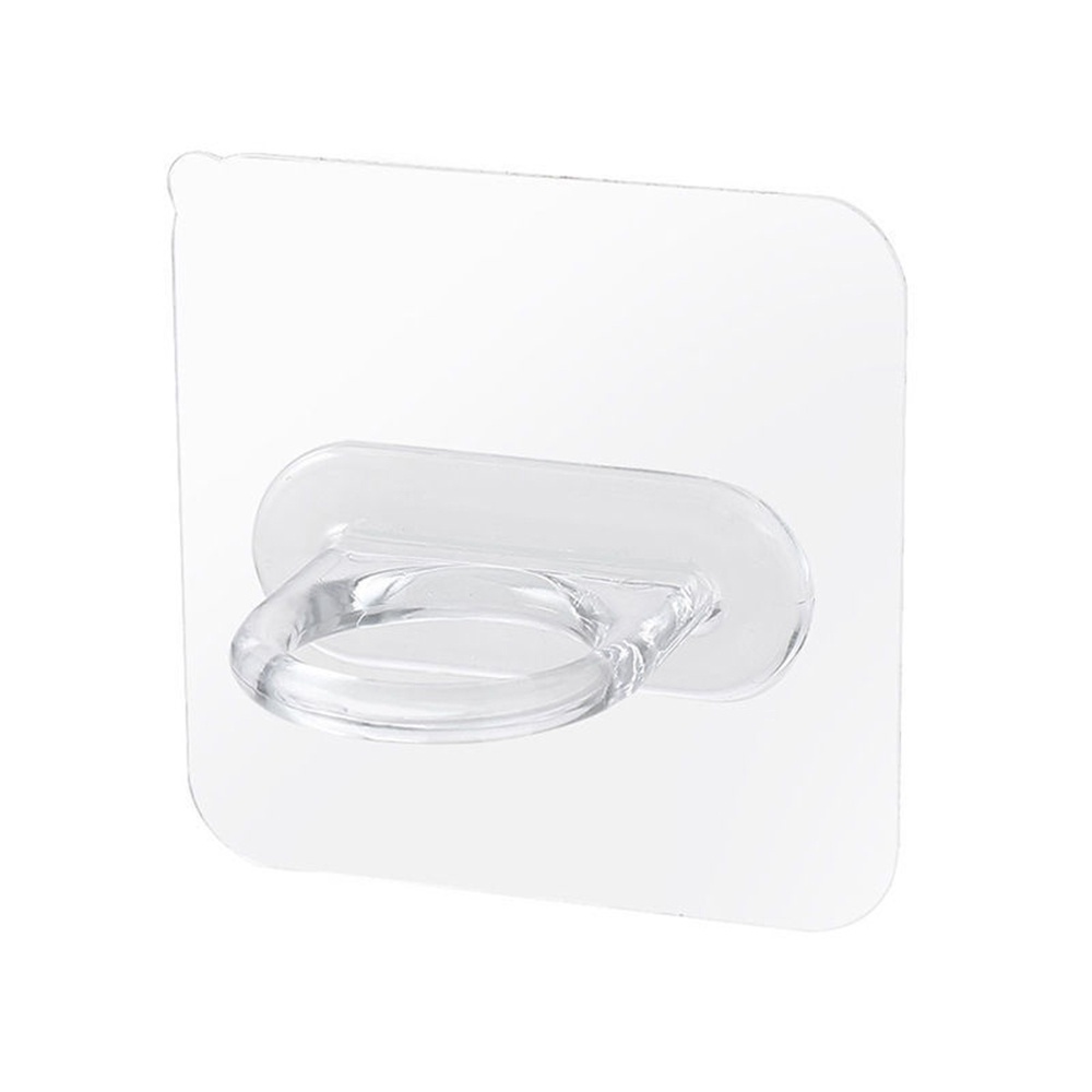 Set 5 móc treo đồ dán tường đa năng trong suốt không đục lỗ