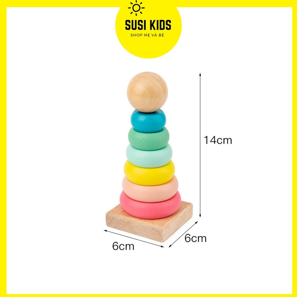 Đồ chơi gỗ thông minh phát triển tư duy cho bé - đồ chơi gỗ Montessori - Susikids