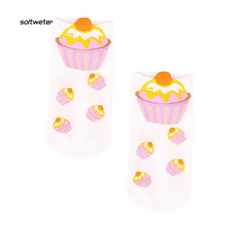 Vớ cotton hoạt hình xinh xắn dành cho nữ