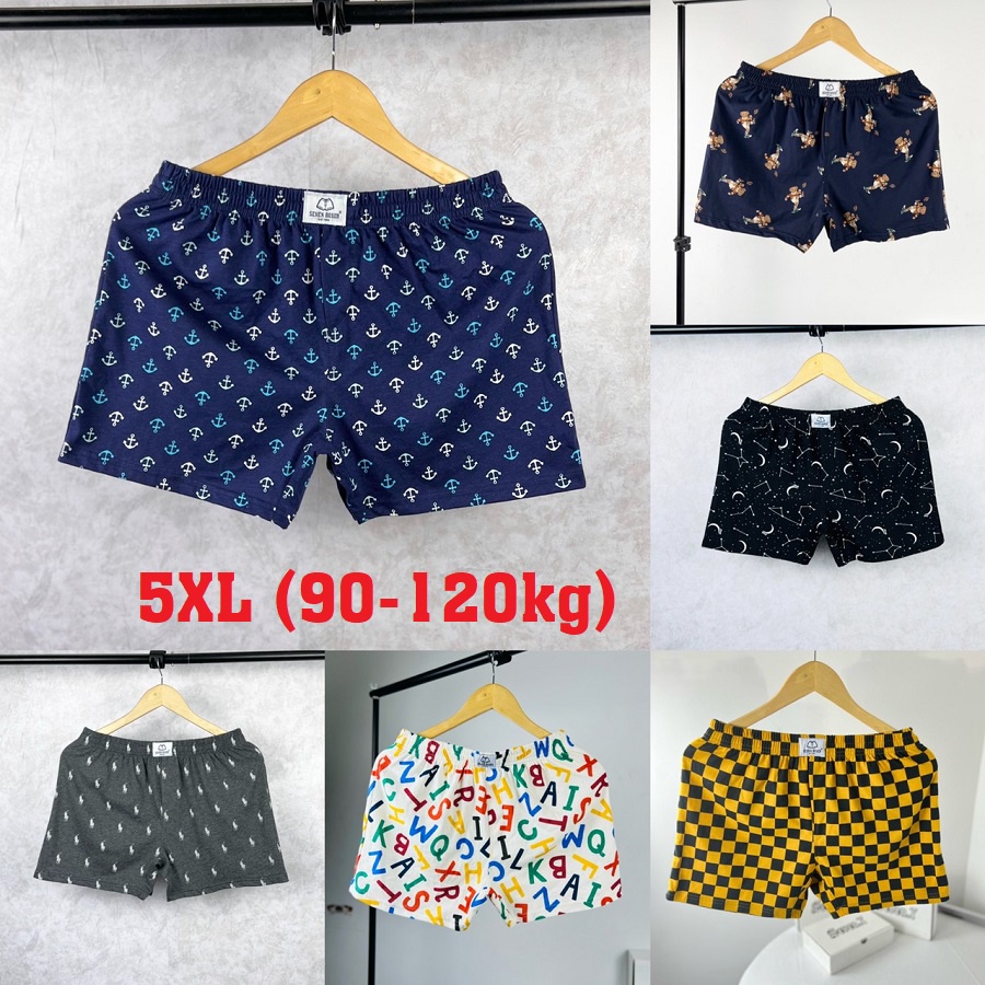 Size 5Xl (từ 90-120kg) 🌟 Quần đùi nam Bigsize
