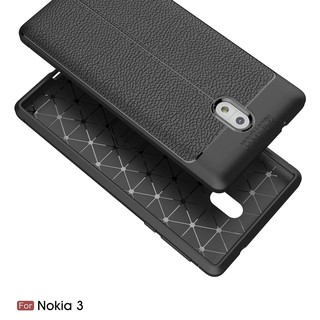 [Giá rẻ nhất ] Ốp lưng Nokia 3 silicon giả da Auto Focus