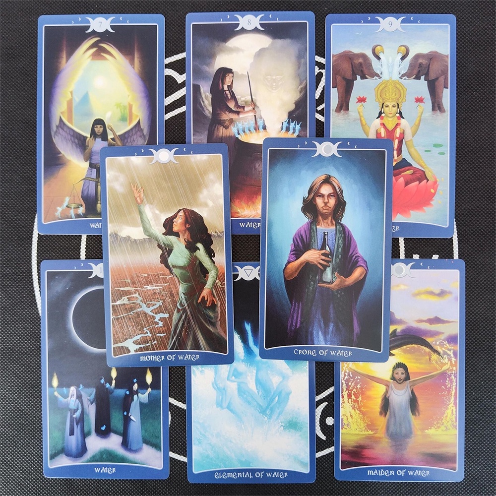 [Size Gốc] Bộ Bài Book of Shadows Tarot 78 Lá 7x12 Cm Có Hướng Dẫn Tiếng Việt S91