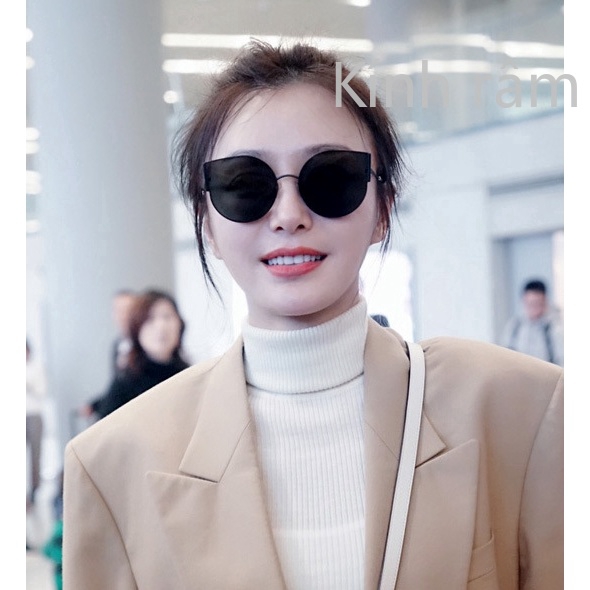 Kính mát mắt mèo nữ oversize chống tia UV400