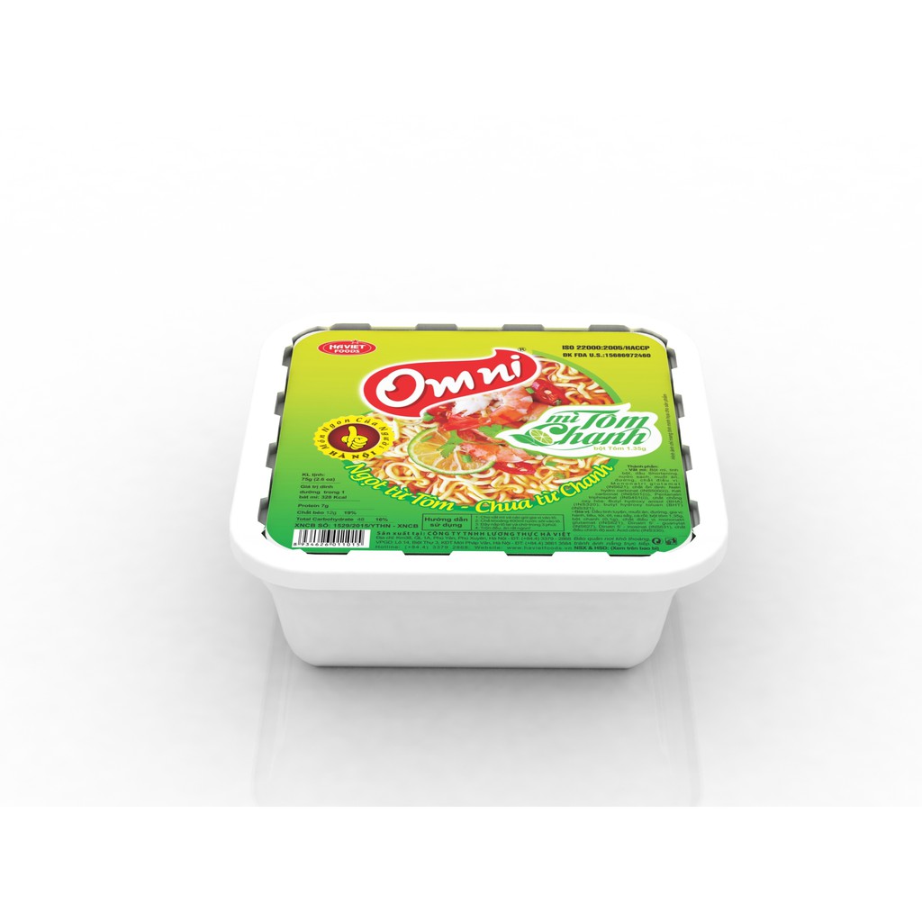 Mì Omni Tôm Chanh 75gr