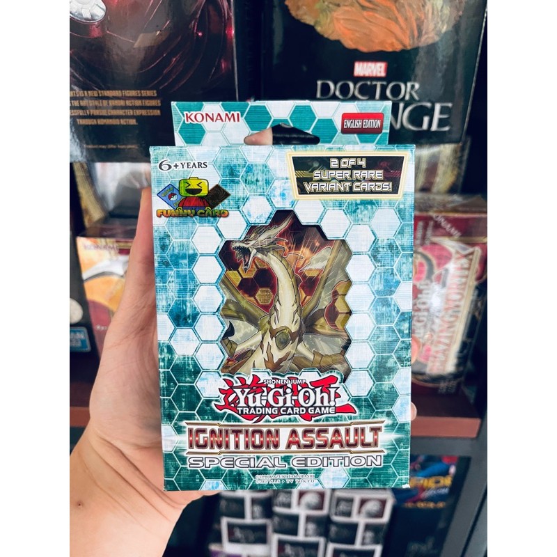 Hộp thẻ bài Yugi oh chính hãng Konami - Ignition Assault bản đặc biệt