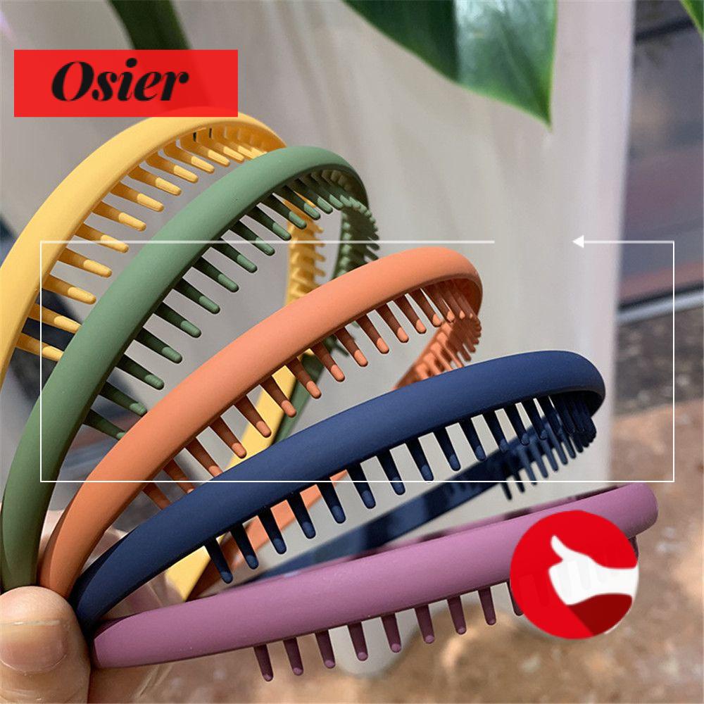 Băng đô cài tóc màu sắc đơn giản chống trơn trượt nhiều màu sắc tiện dụng