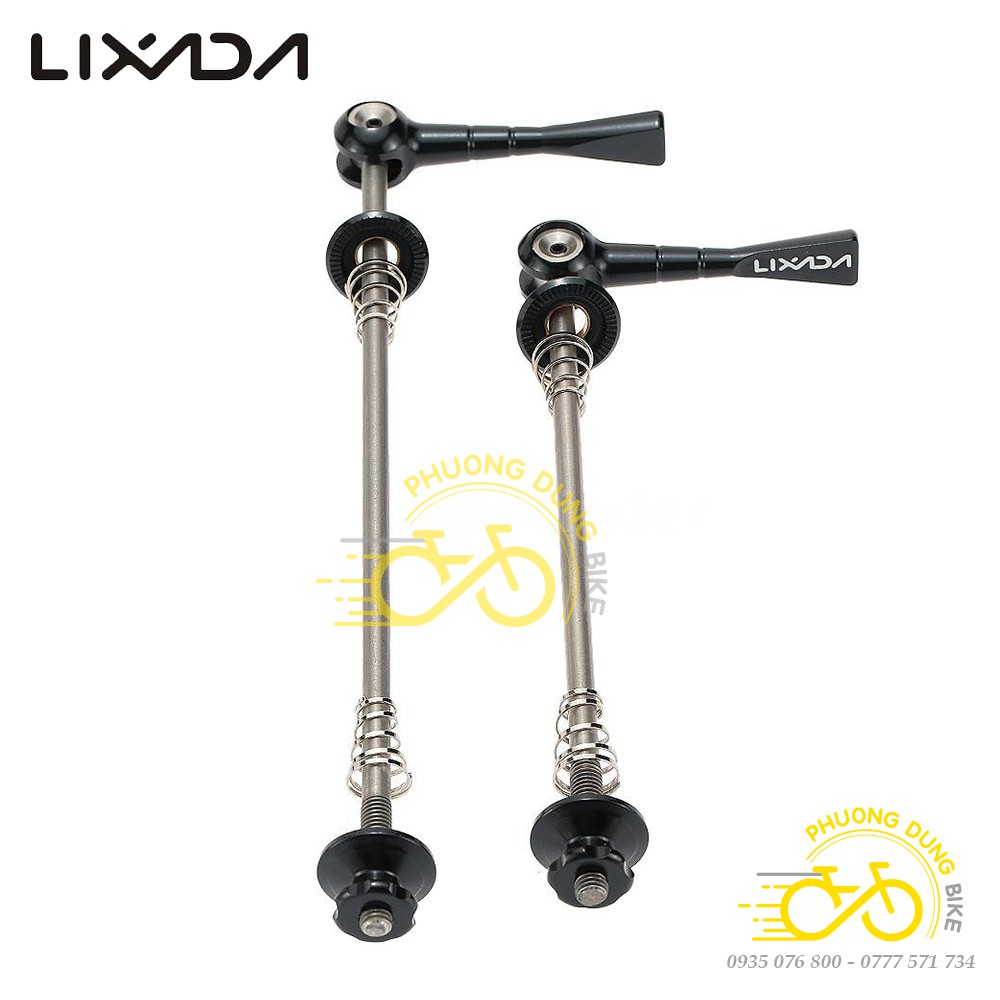 Cặp ti kẹp moay ơ Hub xe đạp Titanium LIXADA