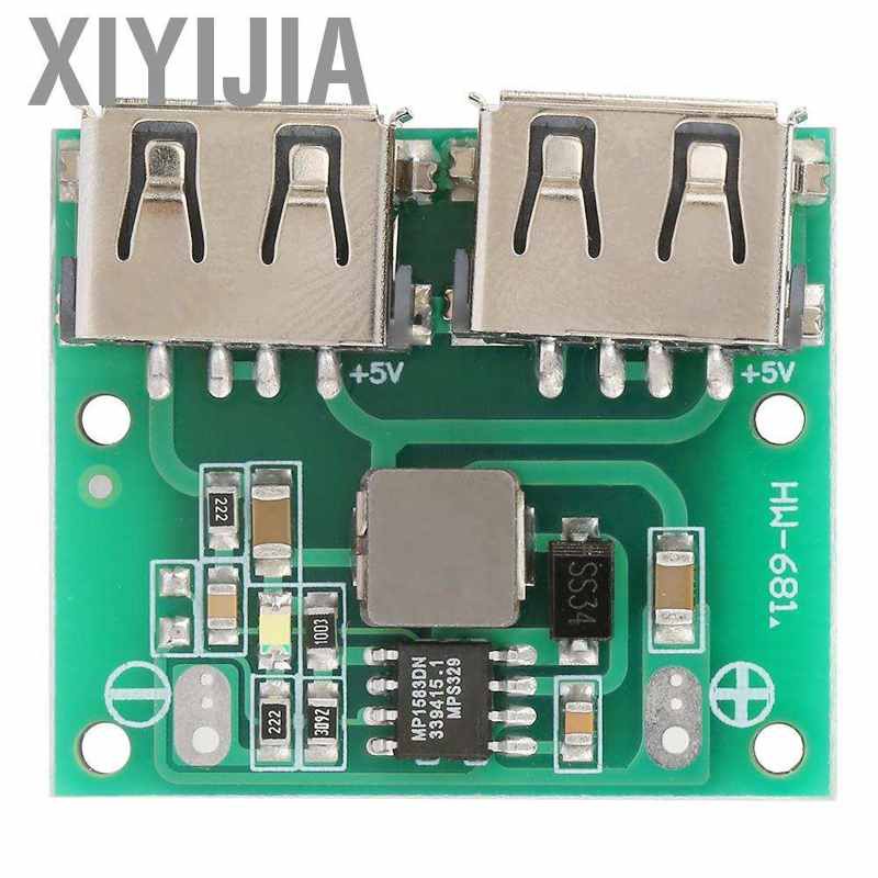 Xiyijia Dual 9V/12V/24V To 5V 3A DC-DC Step Down Power Charger Buck Module Convenient