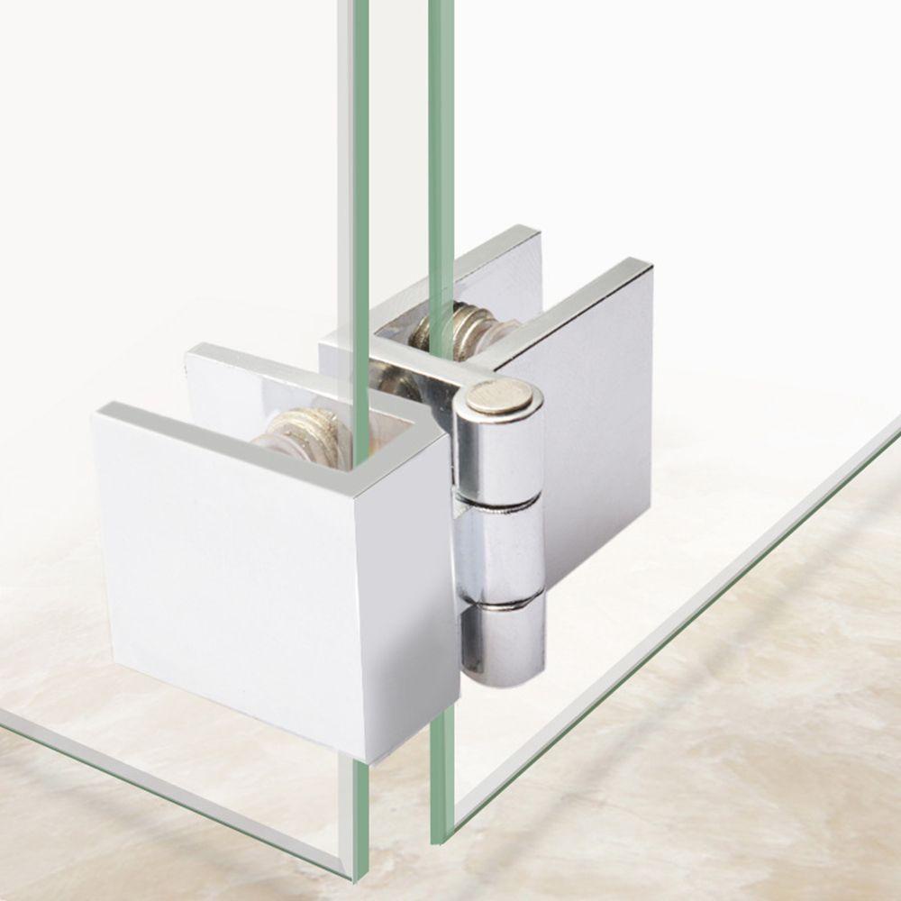 Set 2 Bản Lề Cửa Kính Không Đục Lỗ Tiện Dụng