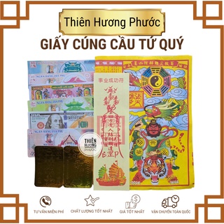 Giấy cúng cầu may mắn có linh phù