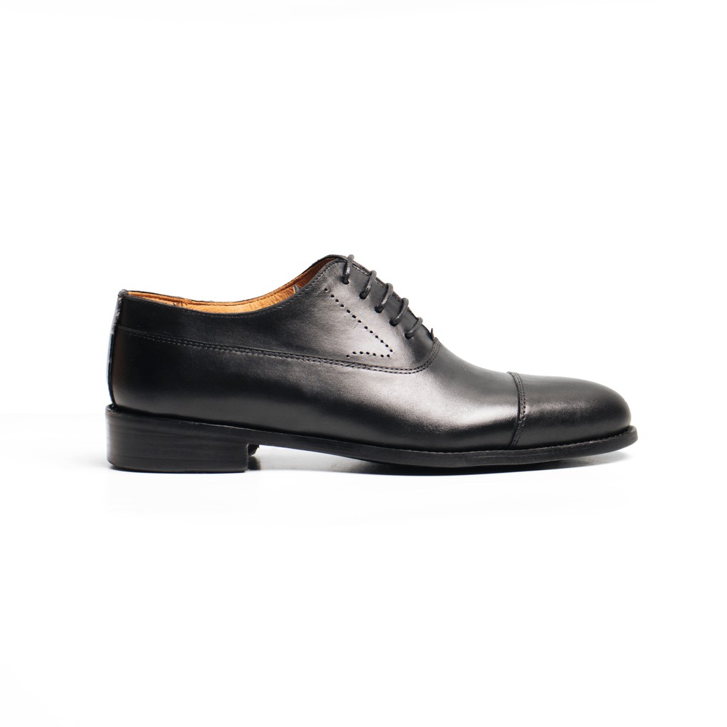 Giày Tây Cao Cấp Tonkin Captoe Oxfords - Da Bò Ý Lót Trong Da Bò Mộc - Thương hiệu Be Classy