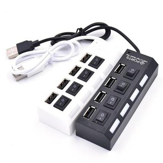 Bộ Hub Chia Cổng USB Chuẩn 2.0 Gồm Có Công Tắc ON OFF