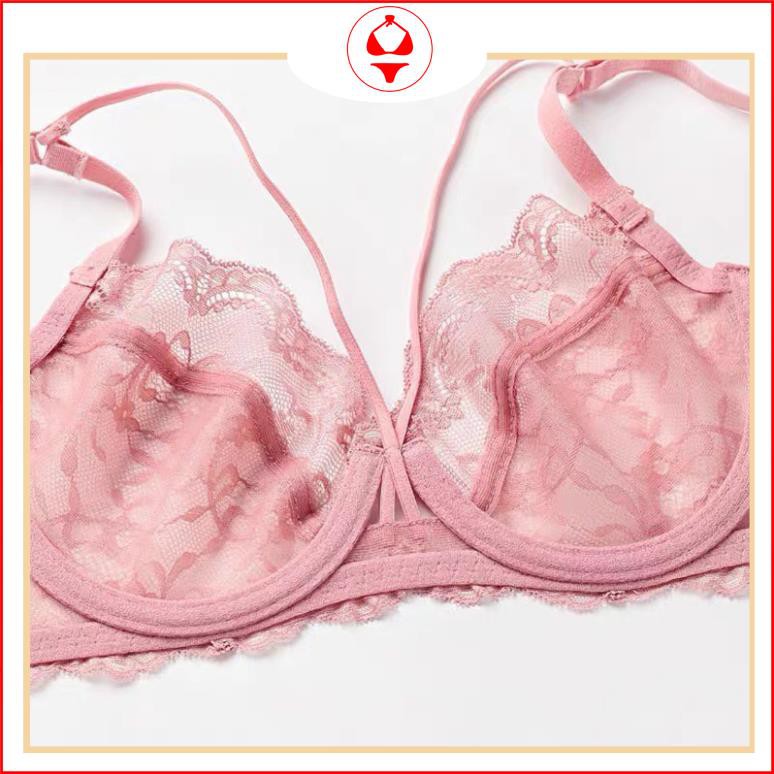 BỘ ĐỒ LÓT ⚡ freeship ⚡ set nội y ren  nơ dây chéo không đệm .mặc thoải mát ,thoáng mát cho hè nóng nưc. | BigBuy360 - bigbuy360.vn