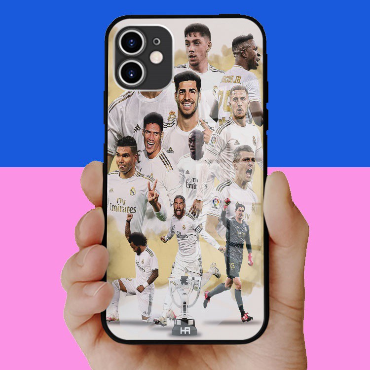 Ốp kính GOGO đội Real Madrid Iphone 7 - Iphone 12 pro max OK-FOO20010148