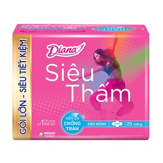Băng Vệ Sinh Diana Siêu Mỏng Cánh 20 Miếng