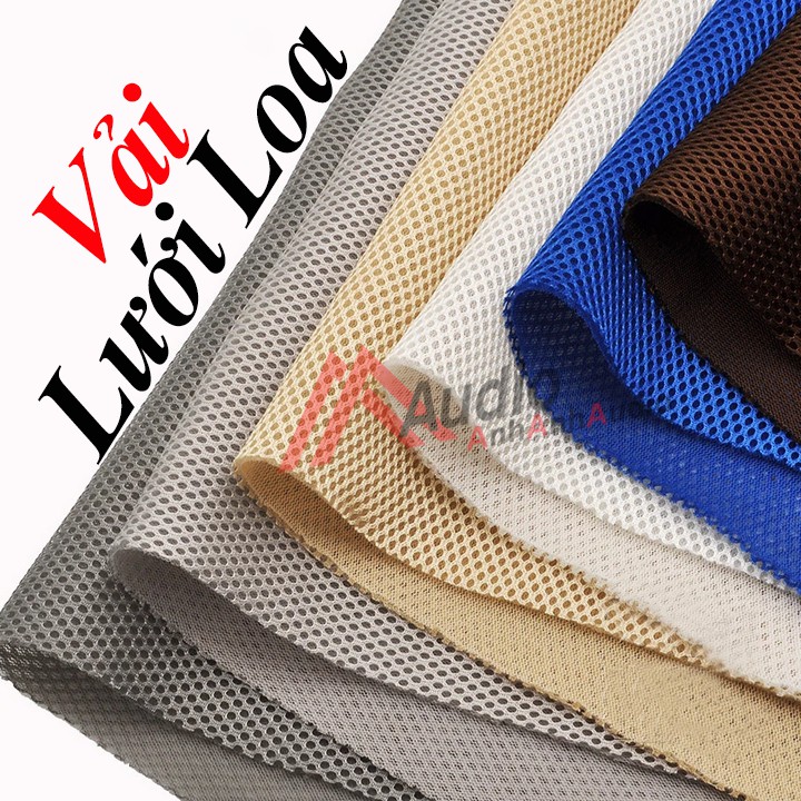 Vải bọc lưới loa chống bụi và keo dán , giá 01 khổ 50 x 150 cm