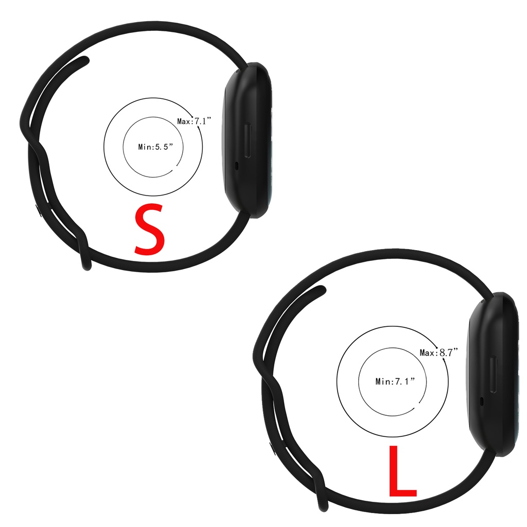 Dây Đeo Silicon Mềm Thay Thế Cho Đồng Hồ Thông Minh Fitbit Versa 3 4 Sense 2
