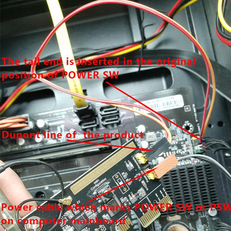 Rơ le công tắc thông minh không dây mini PCI-E